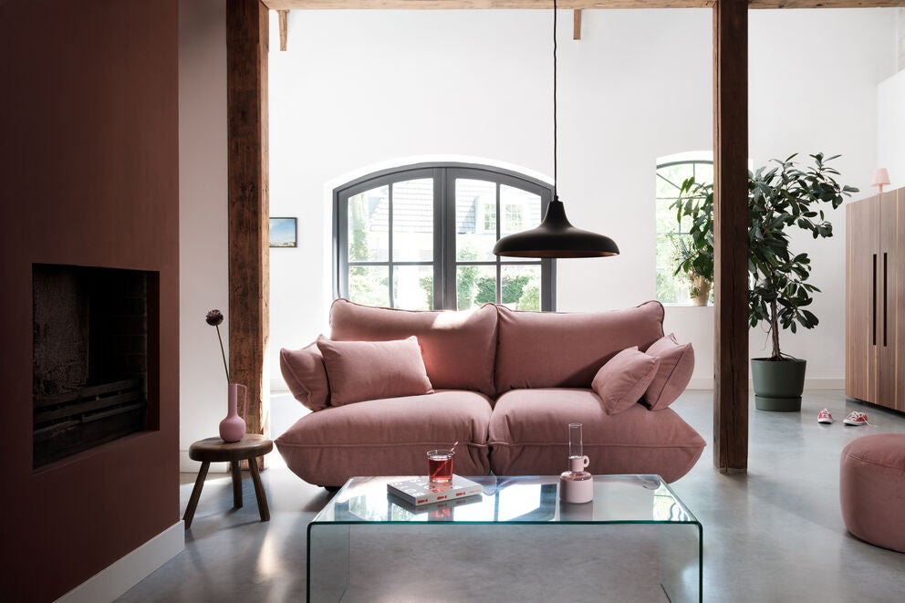 sumo sofa modul cord recycled soft pink