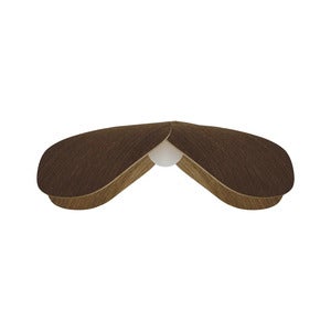 Lampeskærm Forget Me Not Large i mørk eg