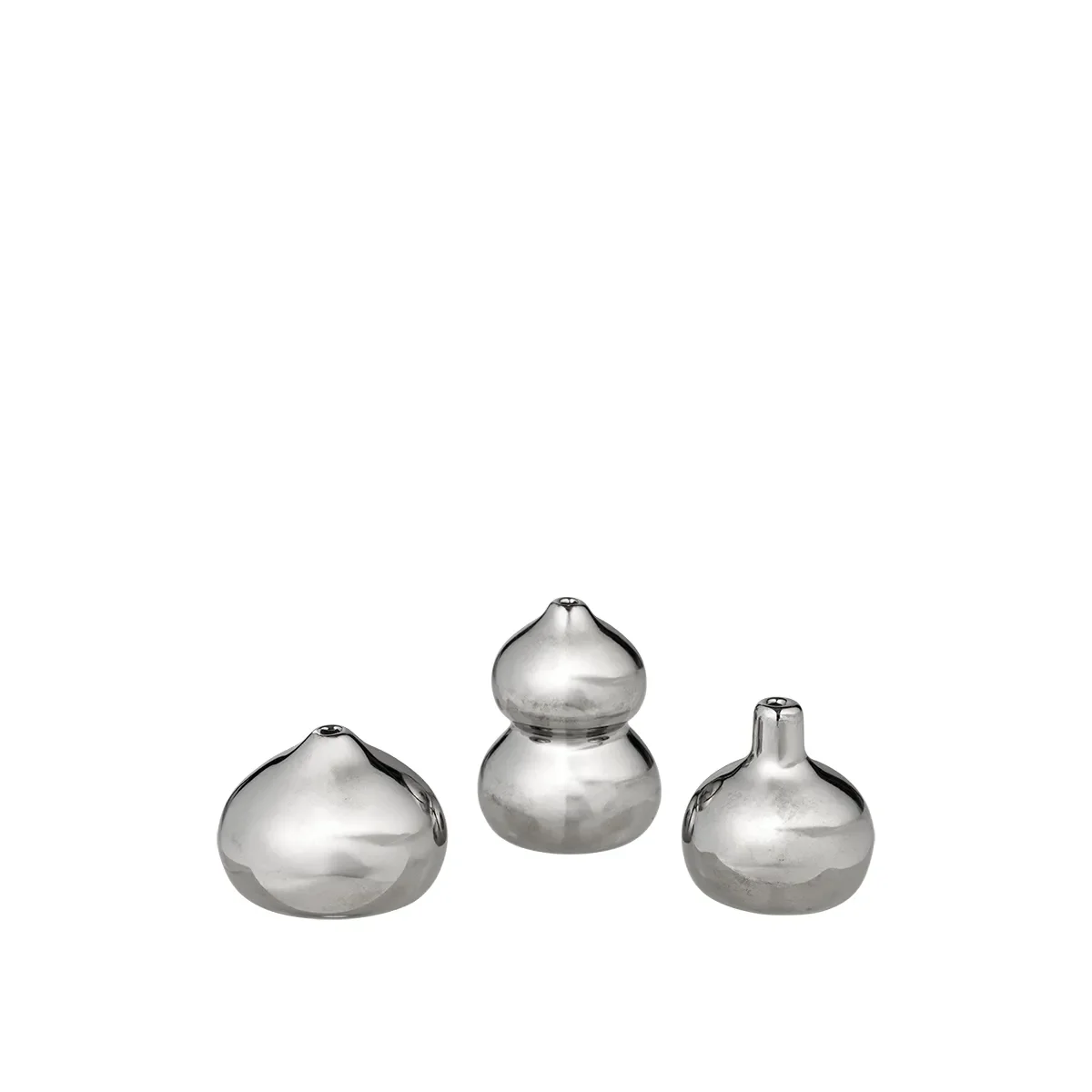 Minivase Komo Silver Sæt med 3