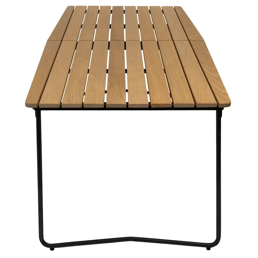 Spisebord B31 230 Olieret eg / sort stel