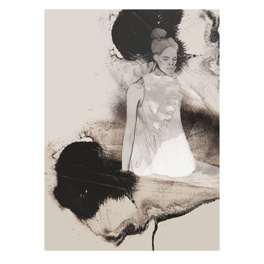 Anna Bülow, Anna Bülow poster The light 50x70 cm