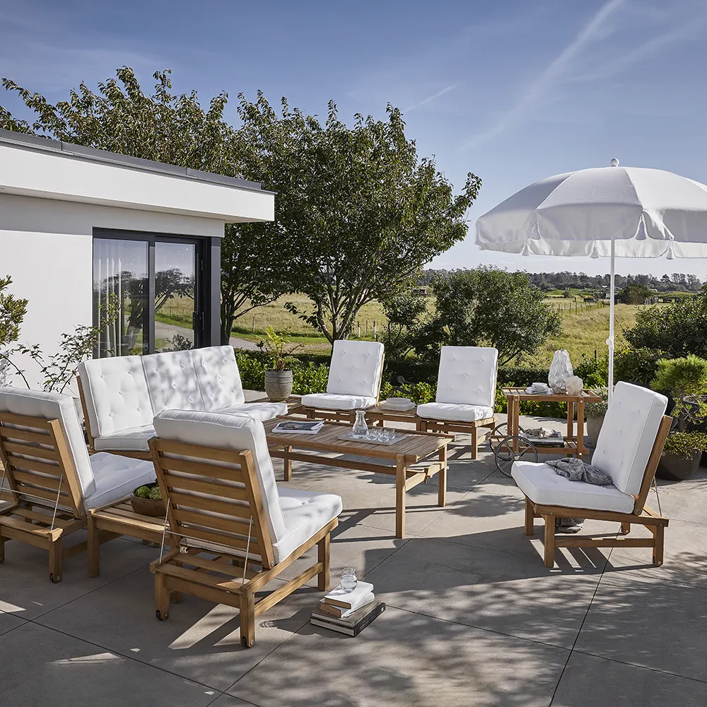 Lænestol Bygbar teak