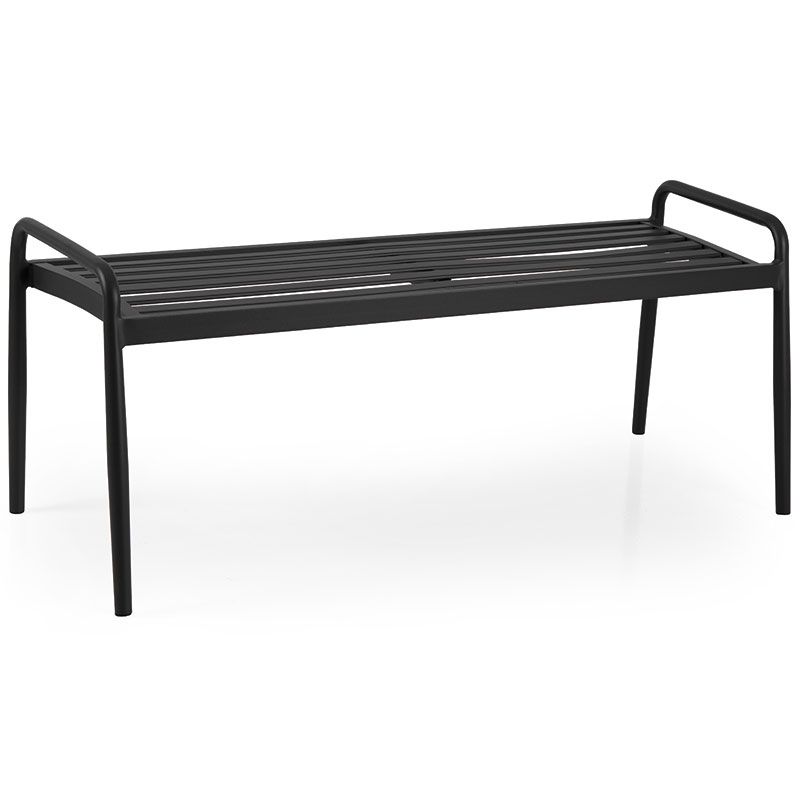 Brafab, Sonnac Bænk 51x124 cm Sort Brafab