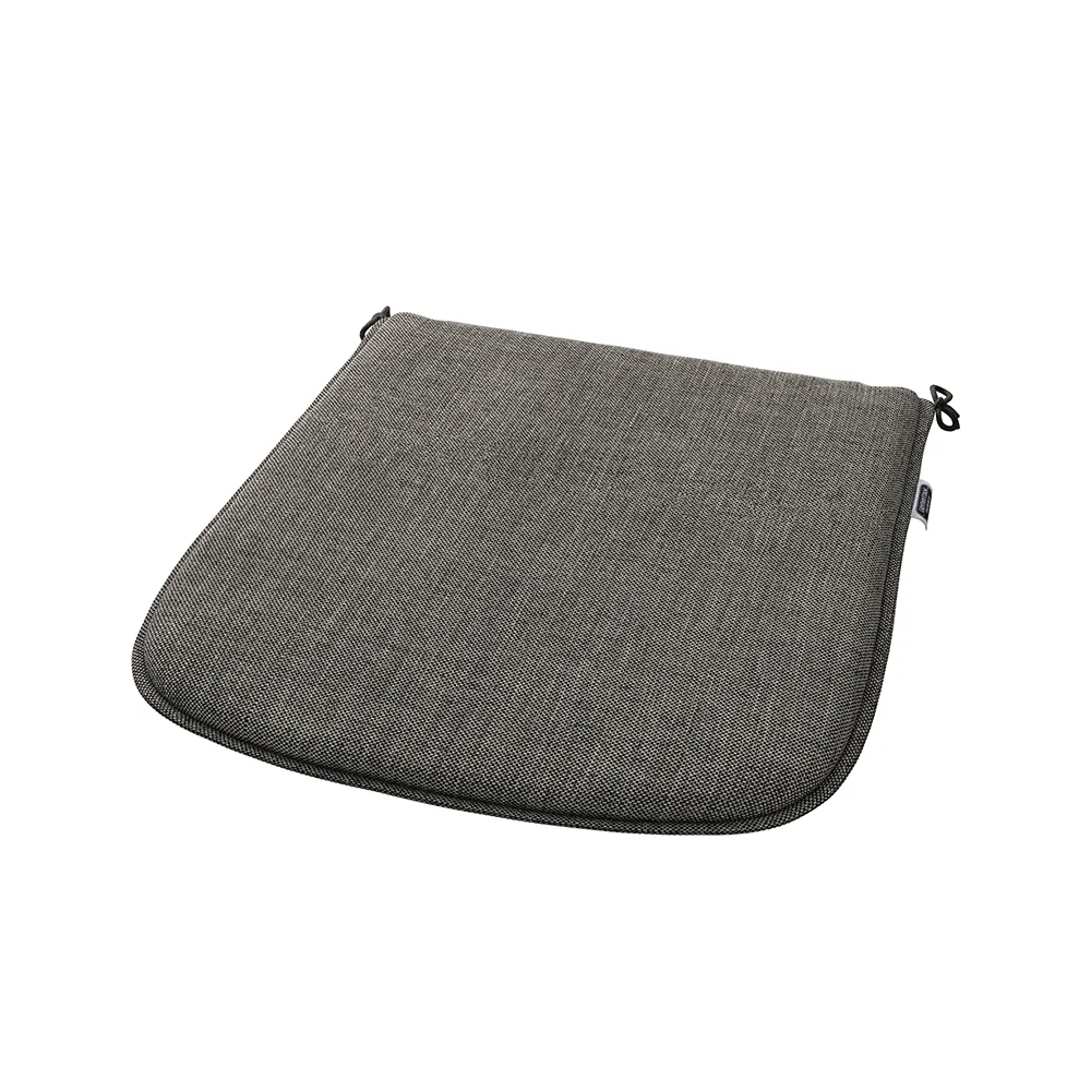 Grythyttan Stålmöbler, Pude Stol Libelle Sort meleret, L 46,5 B 38/41 H 3 cm