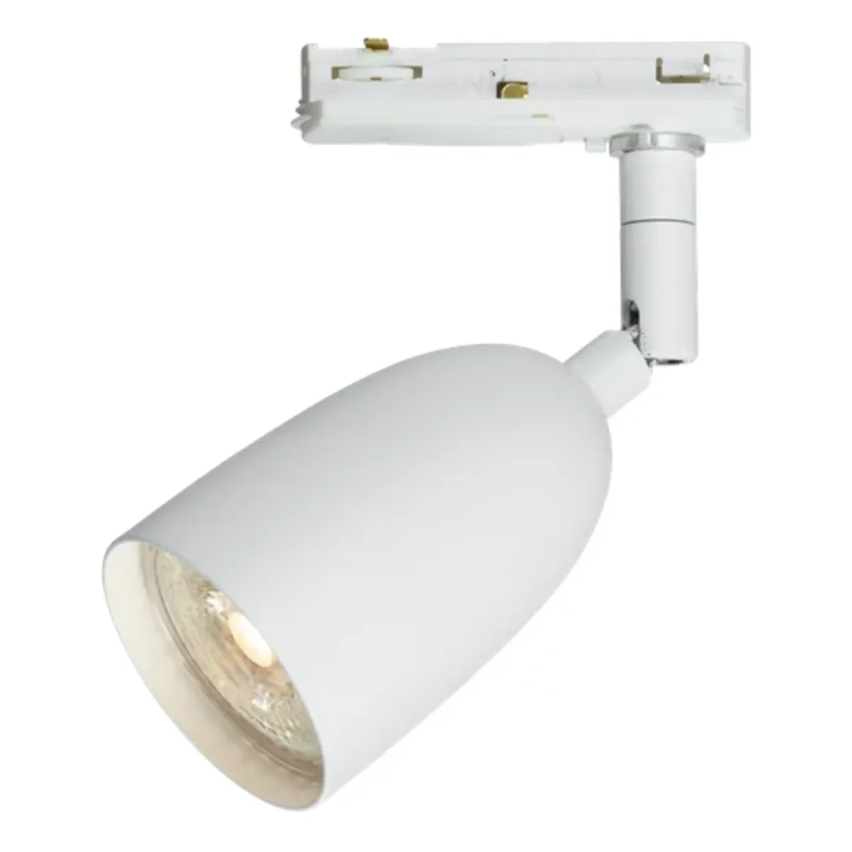 Radiell spotlight Global 1-faset metal hvid struktur/mat hvid