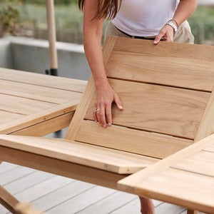 Brutus Spisebord 100x200-265 cm teak