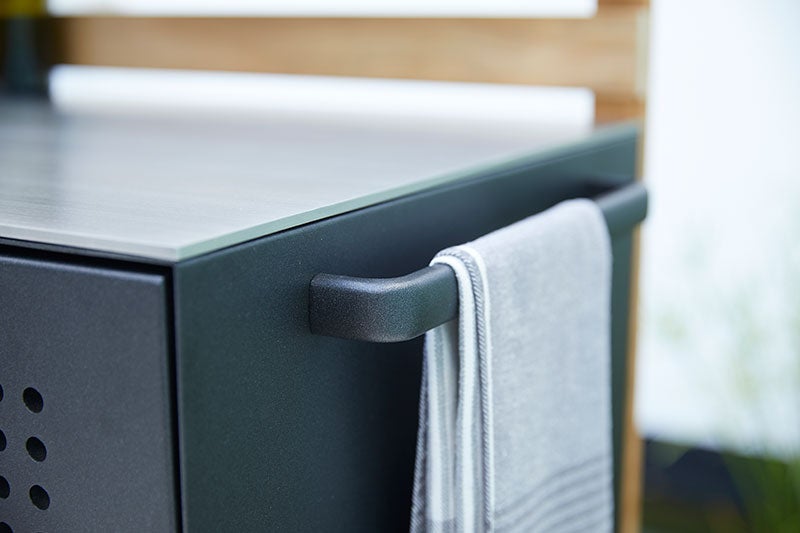 Drop Udekøkken Lava Grå Inkl. Væg