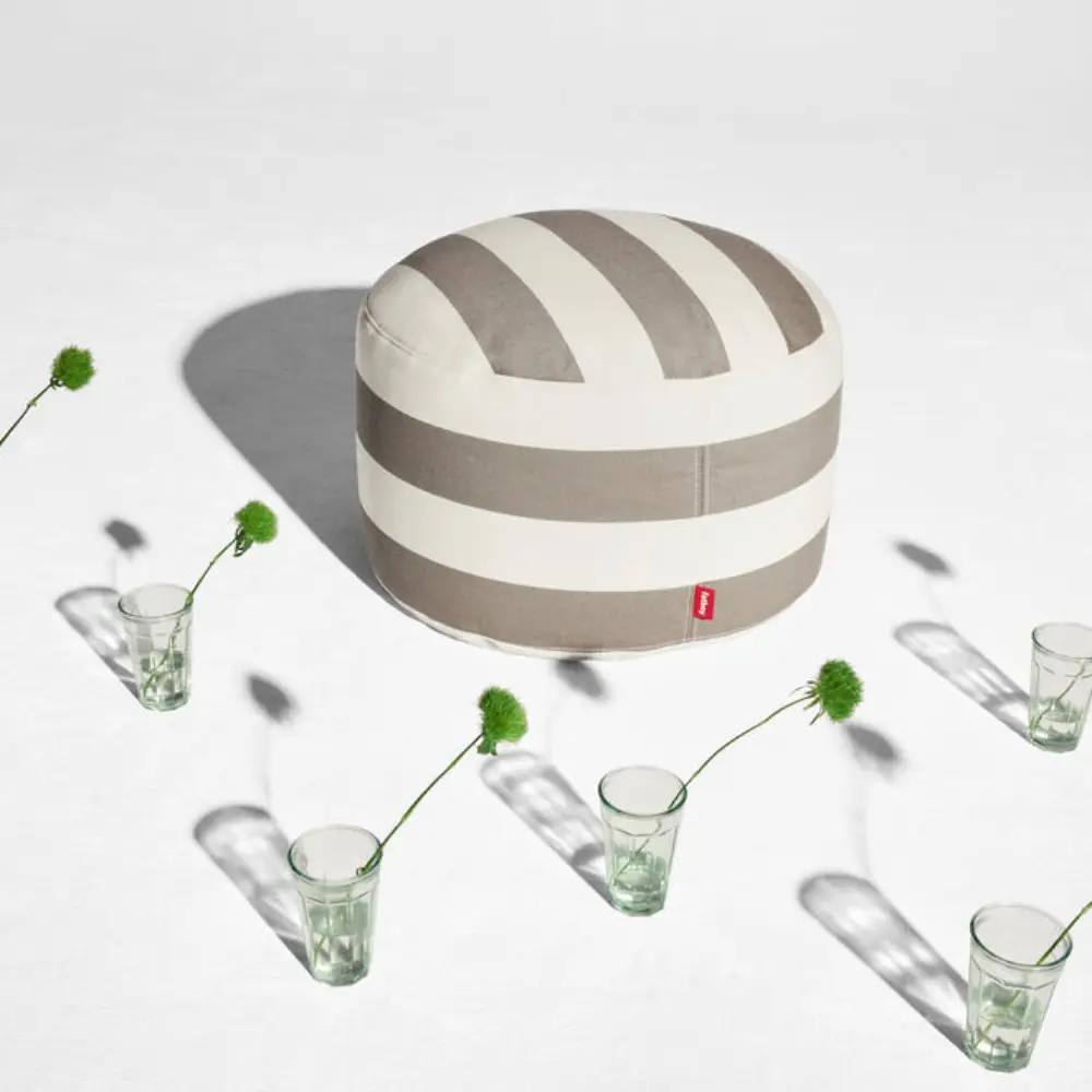 point large outdoor puf stripe cacao