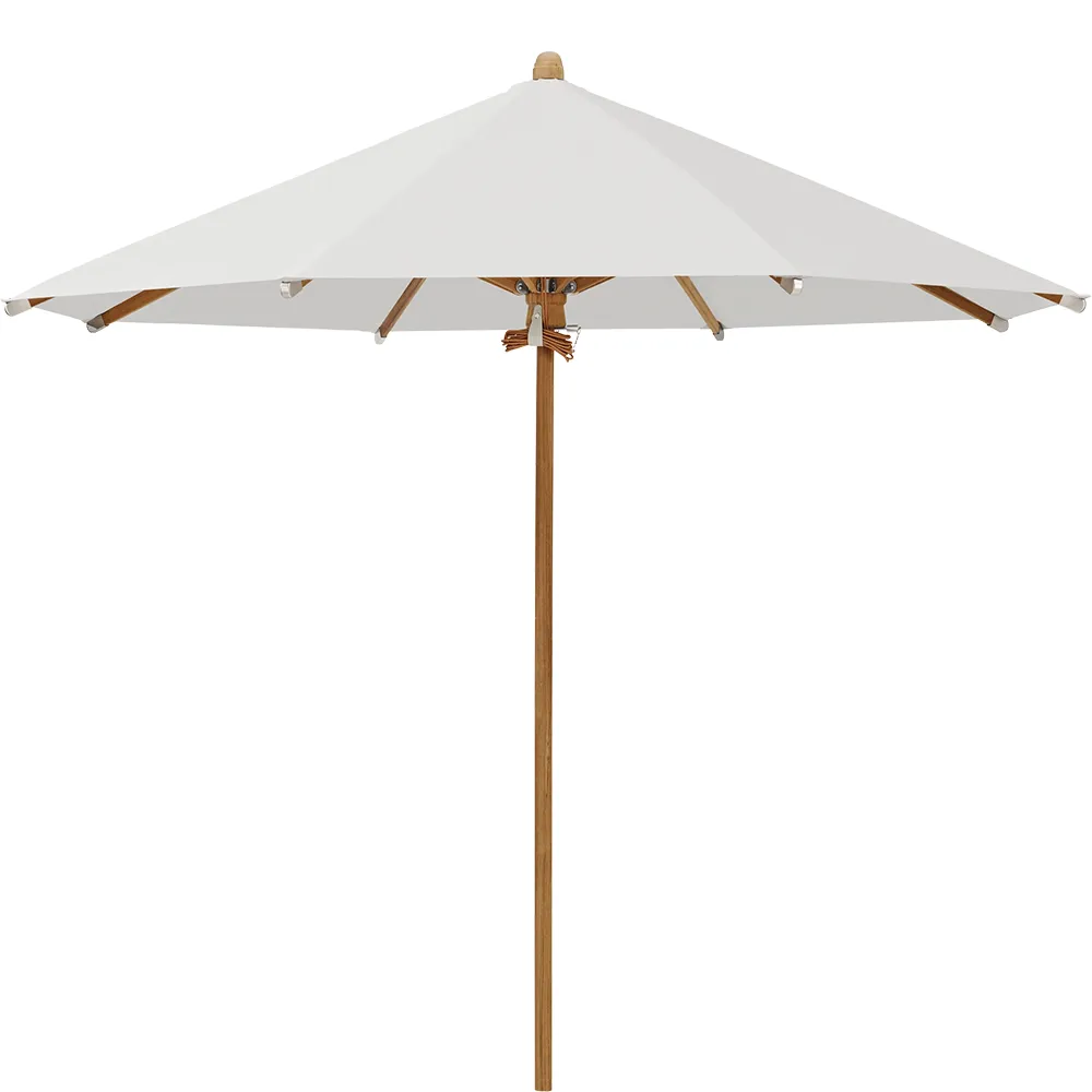 Glatz Teakwood parasol 300 cm Kat.5 556 Alabaster