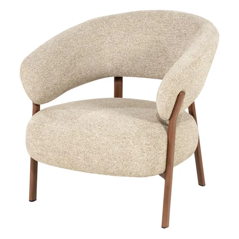 Sedia loungestol 73,5x72x75 cm brun