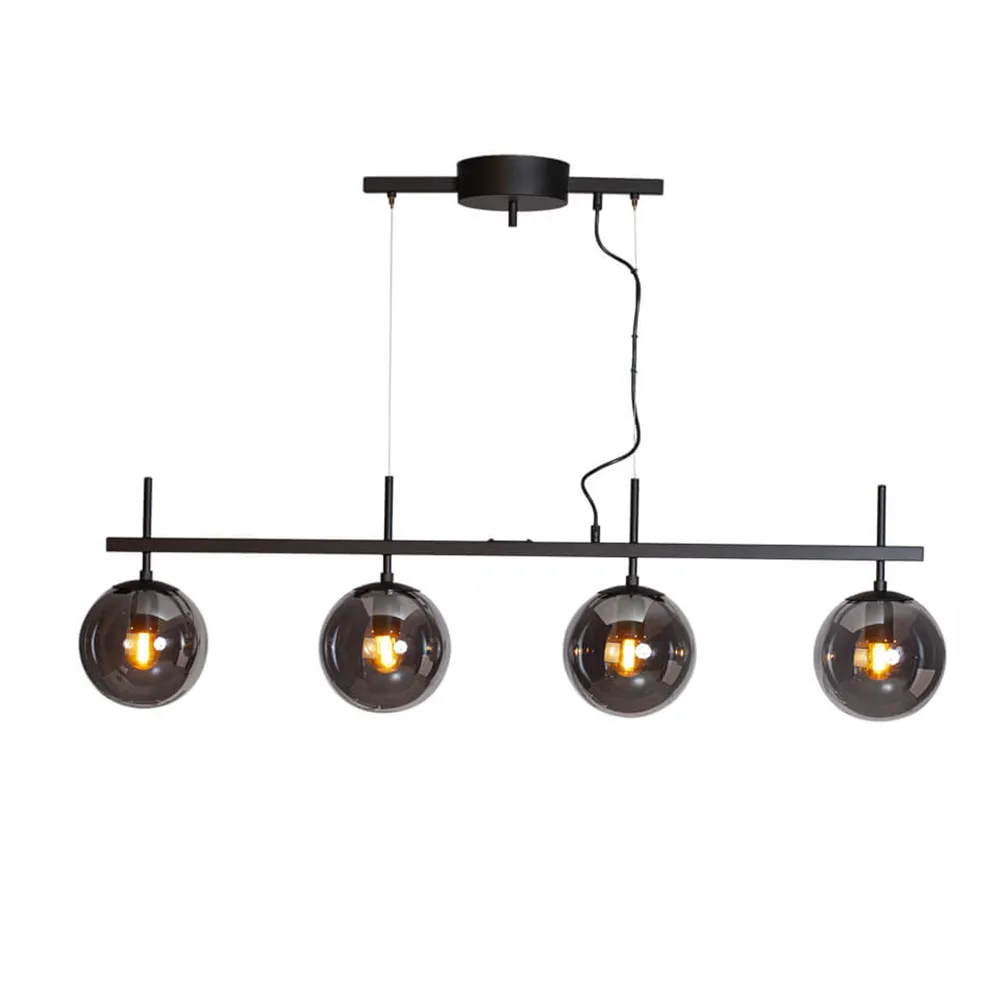 Boyle loftslampe 4 lys Røggrå