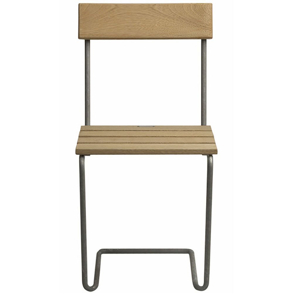Stol 1 Olieret Eg Grythyttan Stålmöbler