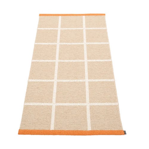 Vævet Tæppe Criss Beige 70x150 cm