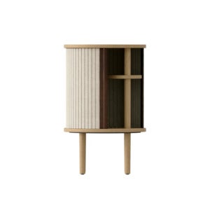 Audacious sidebord i egetræ/White Sands