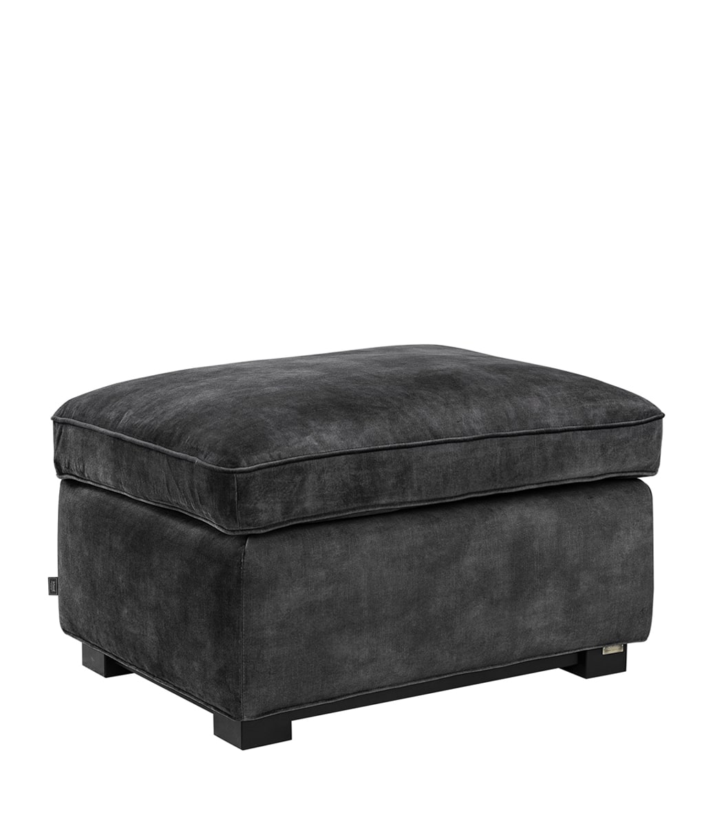 Artwood Midtown Ottoman Velour Mørkegrå