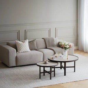 Willard sofa 3-personer stof Alice lys beige