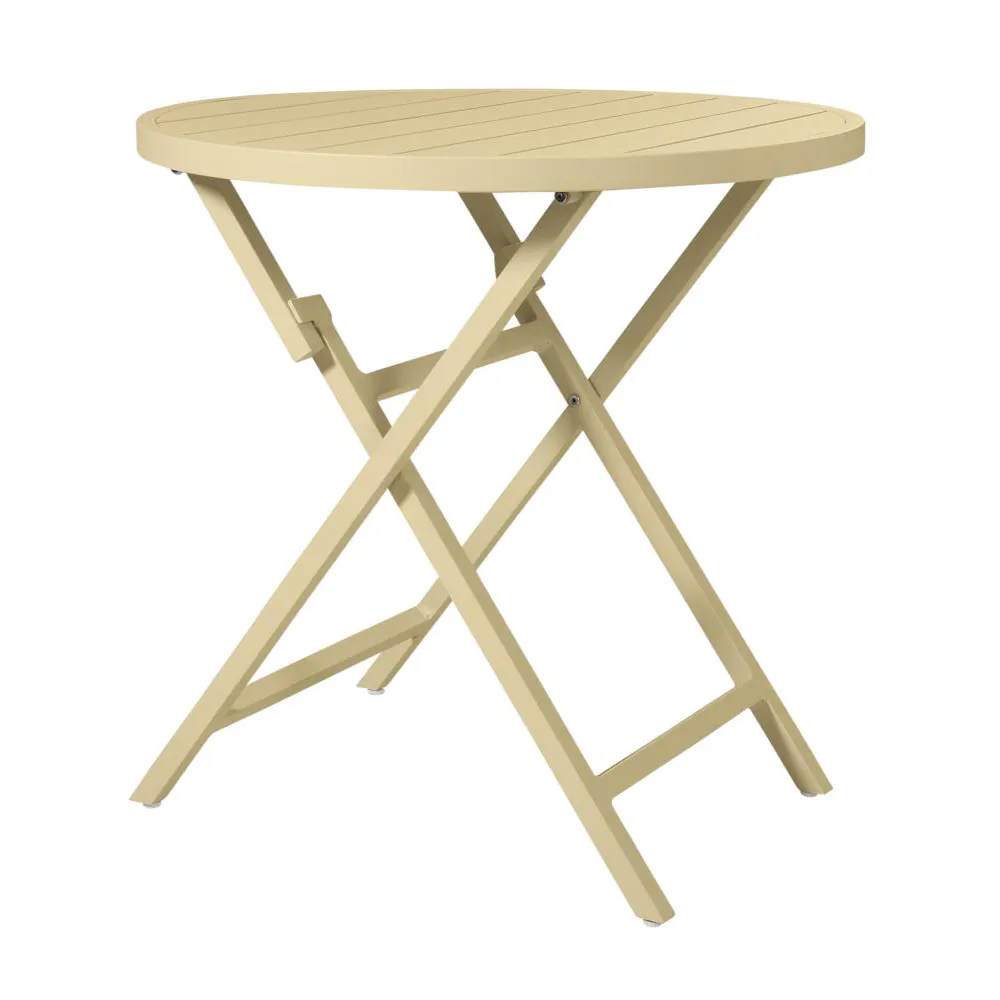 WILKIE Foldebord Ø72 - Citron