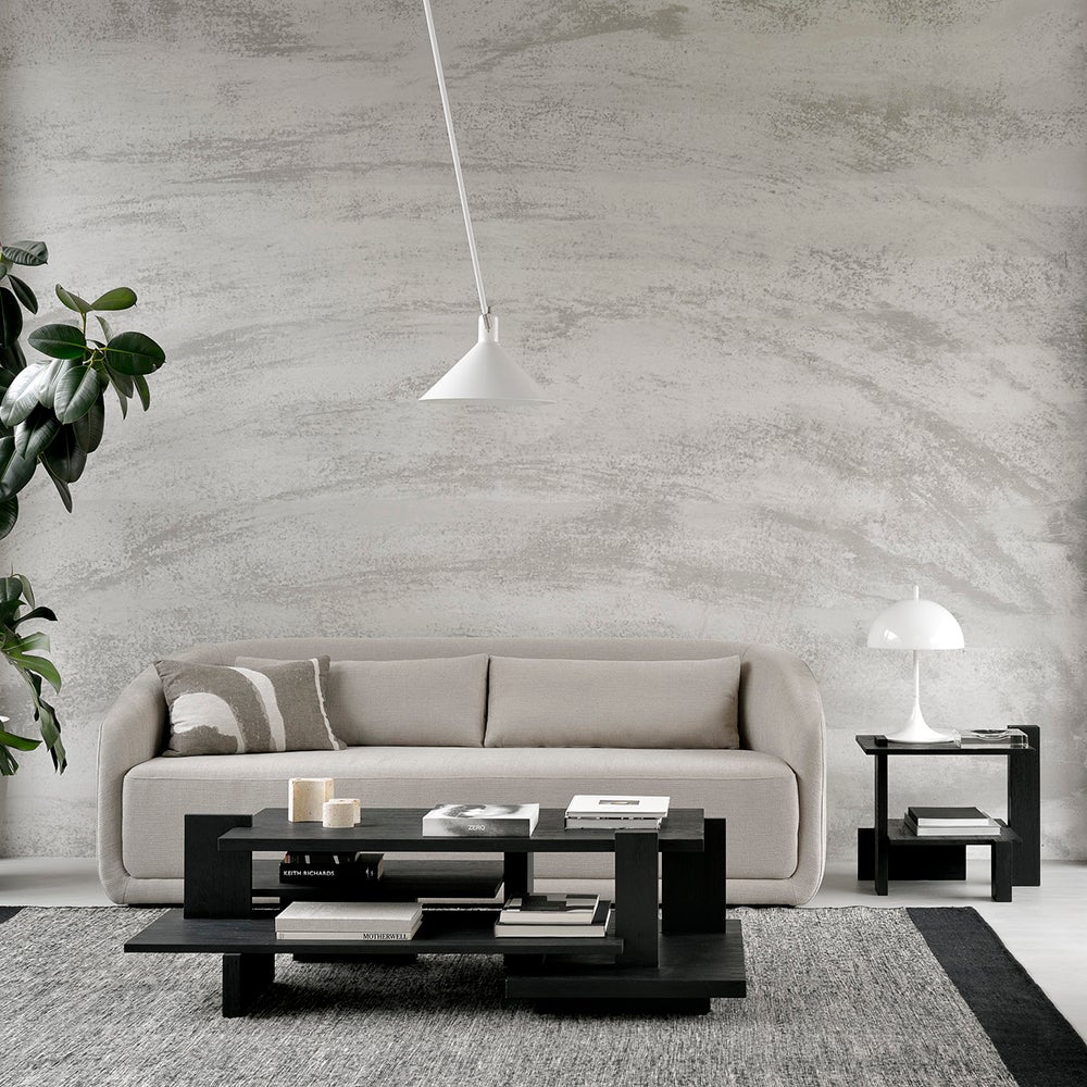 Dots kilim Tæppe 200x300 Black