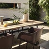 70/70 Spisebord 225x90 cm Sapele Mahogany/Anthracite Black