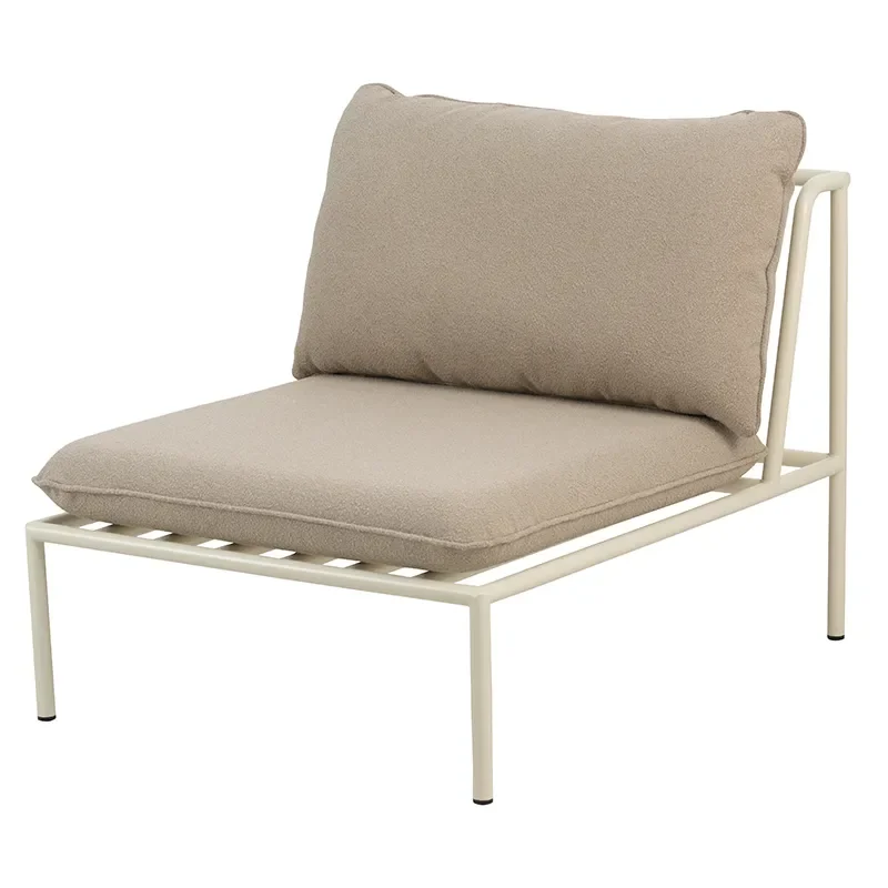 Brafab, Collier midterste sektion  Pearl white / Teddy beige