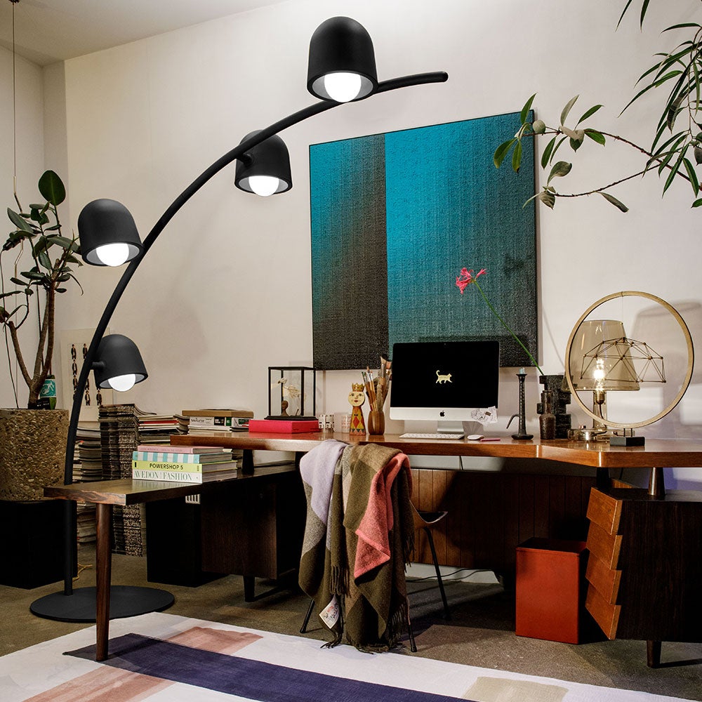 Big Lebowski gulvlampe anthracite