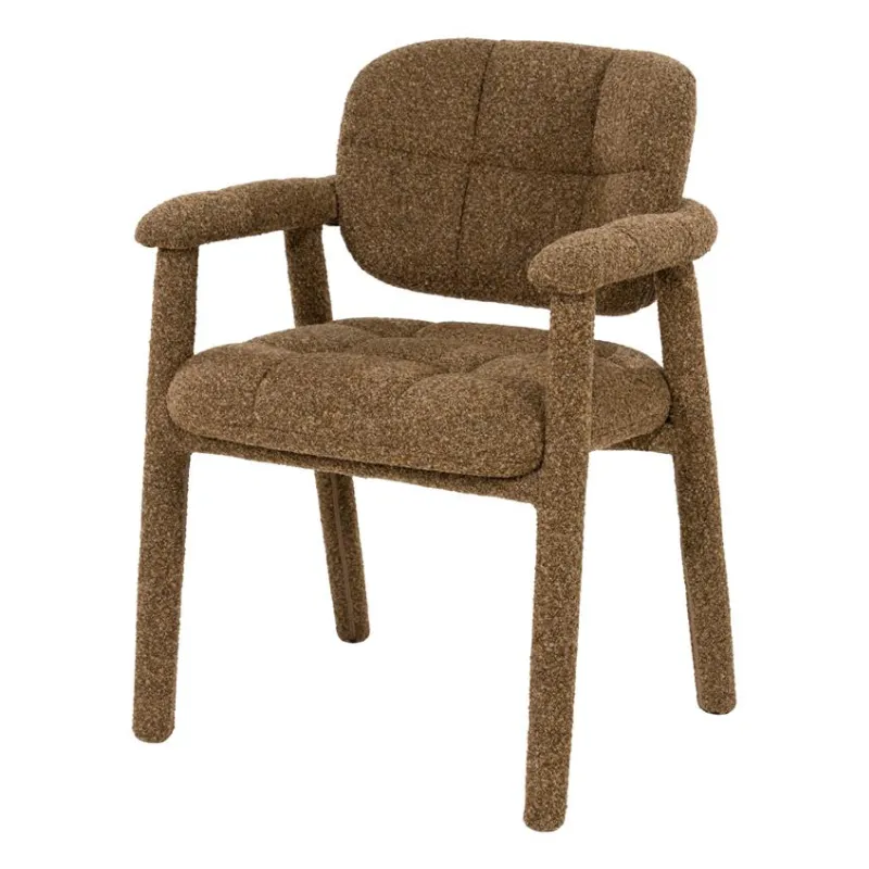 Knox Stol 60x61x81,5 cm Metal & Stof Brun