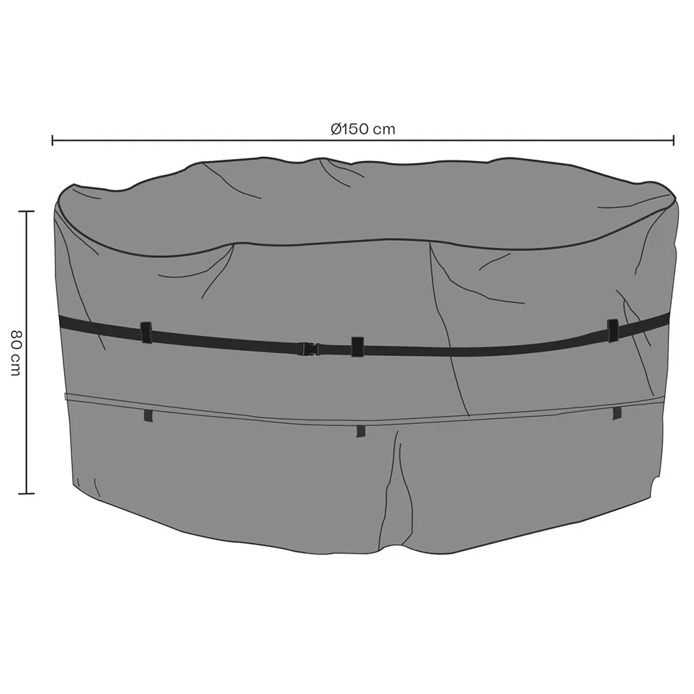 Møbelbeskyttelse til spisebordssæt 150x80 cm Premium 