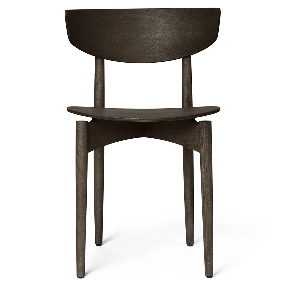 Ferm Living, Herman Spisebordsstol Wood - Dark Stained Beech