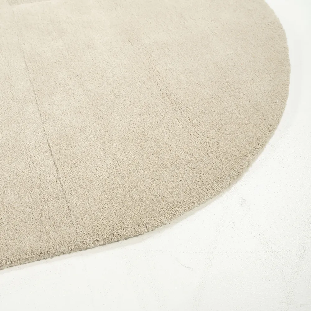 Uldtæppe Contour Beige 290x190 cm