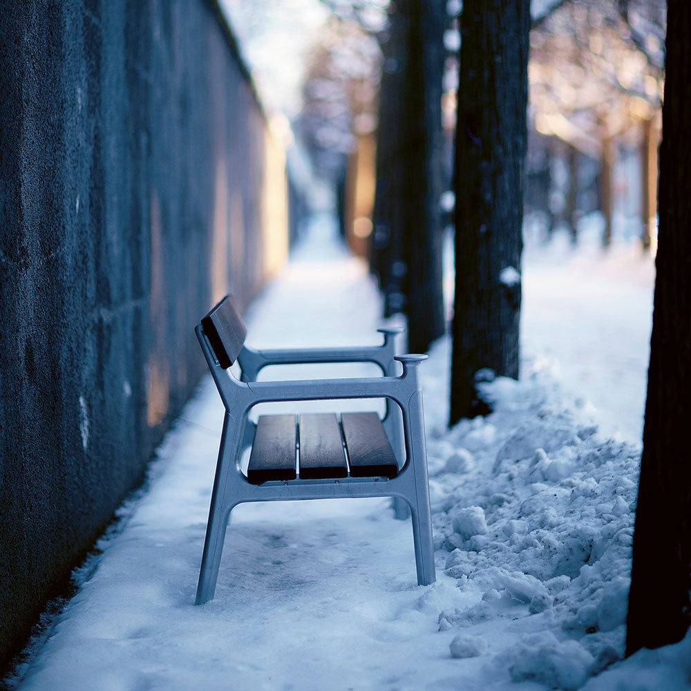 Vilamoura sofa ender: natur / træ: sortbejdset mahogni