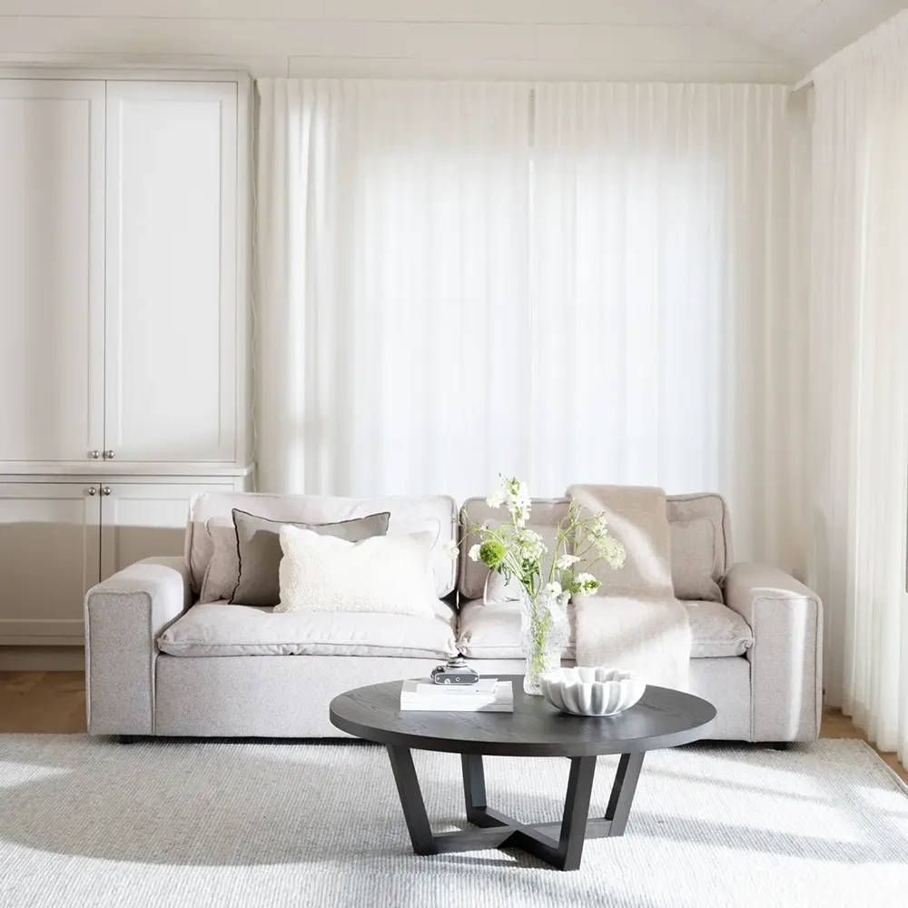 Rawlins sofa 3-personers Maxi stof Bobby beige