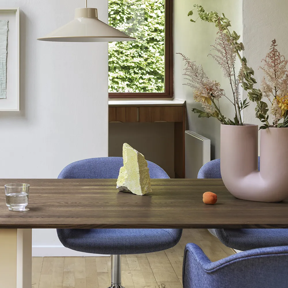 Kink Vase H: 26 cm - lilla