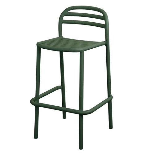 Bliss barstol, stabelbar Dark green, aluminium