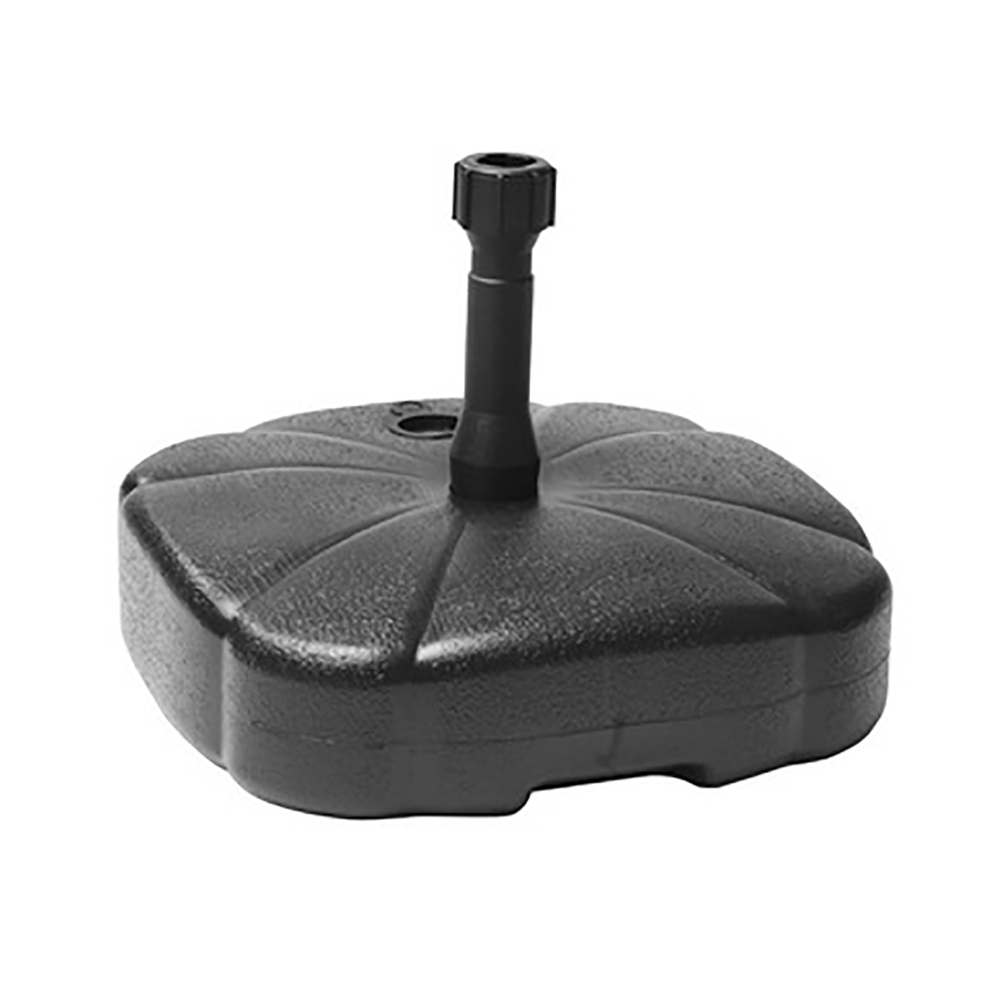 Parasolfod i sort plast