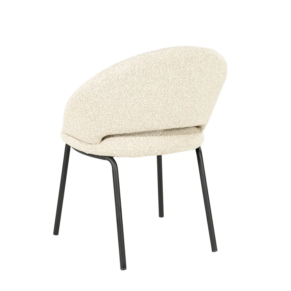 Spisebordsstol Nido Beige med armlæn