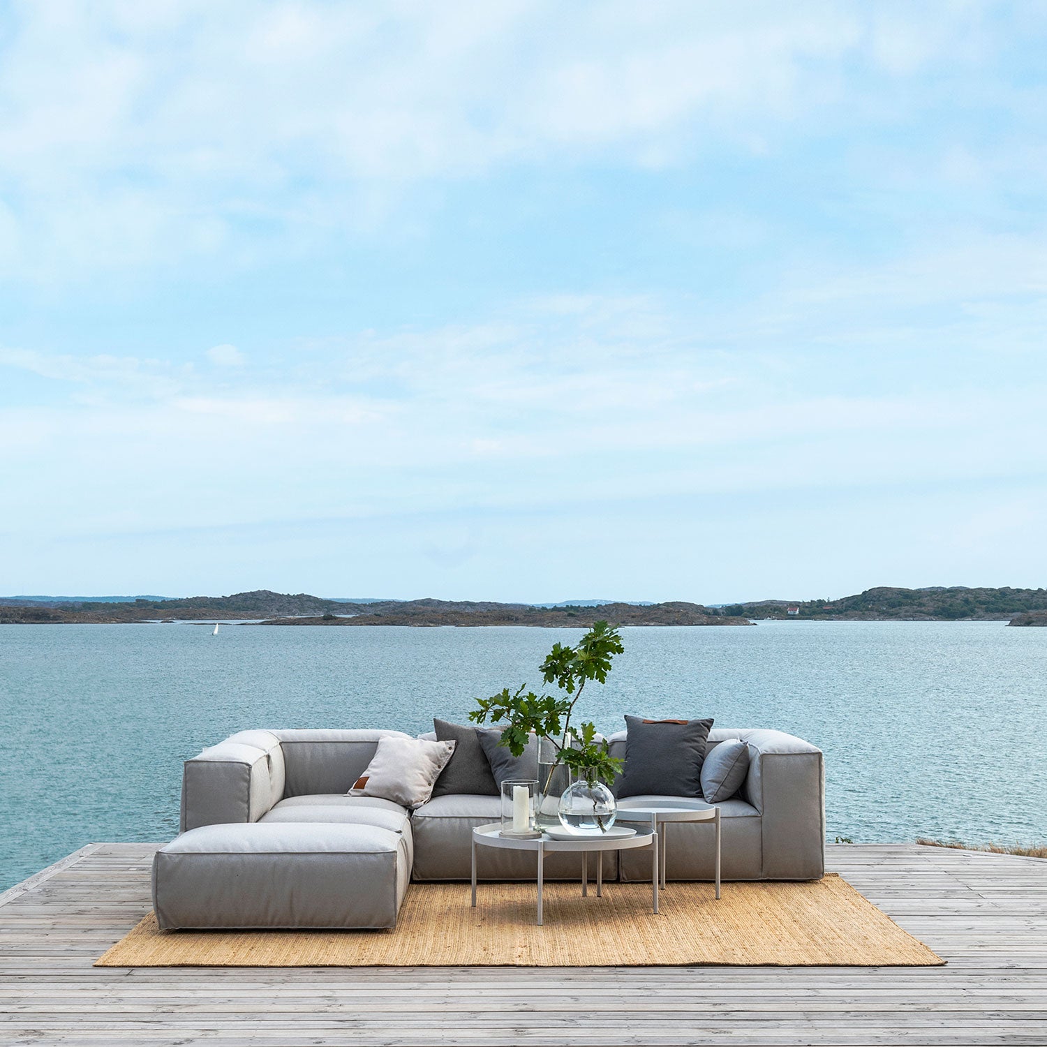 Asker Fodskammel Lysegrå Skargaarden 