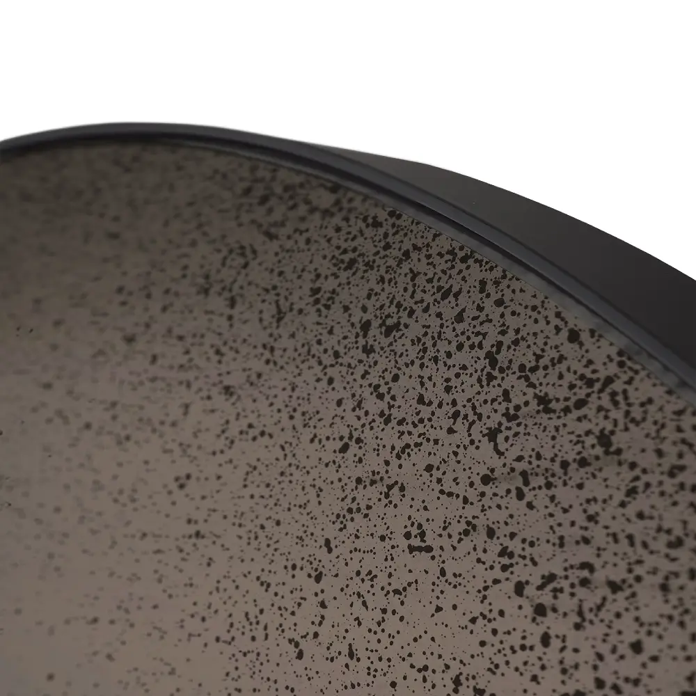 Aged vægspejl Ø61 cm bronze