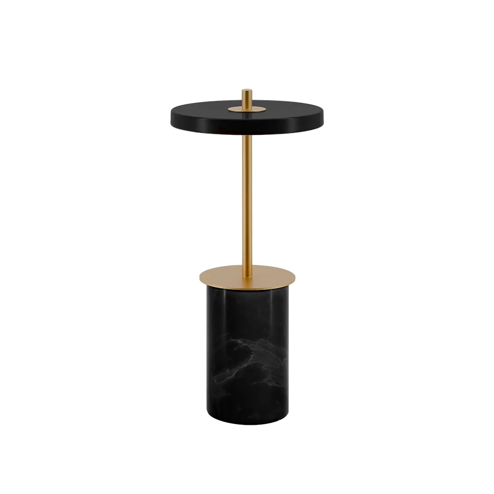 Asteria Move Mini  Bærbar lampe Black Marble