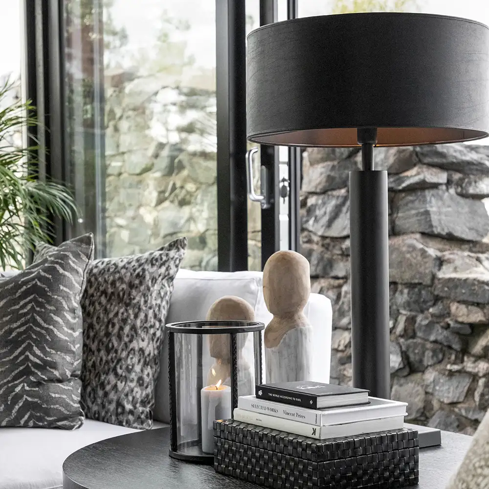 Milan Bordlampe Sort