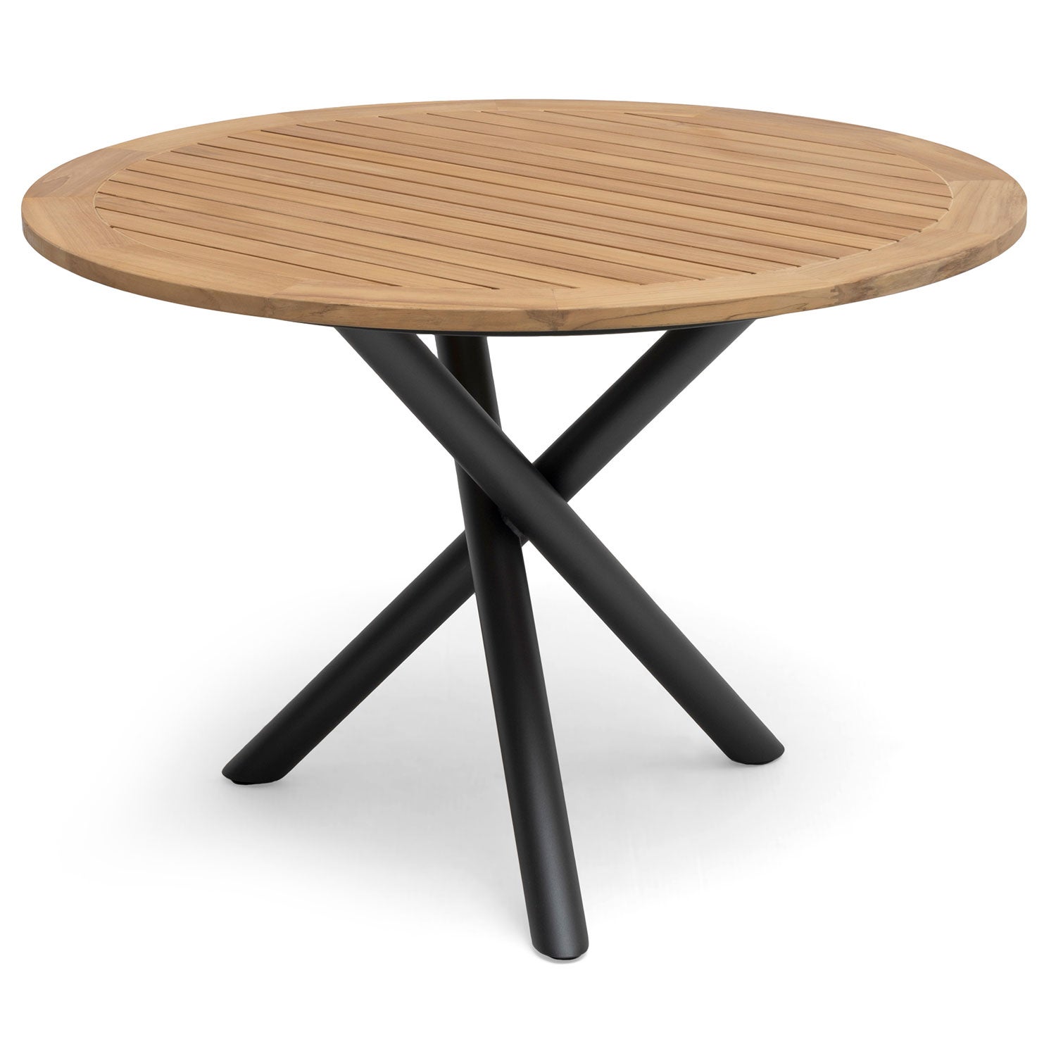 Hillerstorp, Ekeryd spisebord 110 cm teak/aluminium