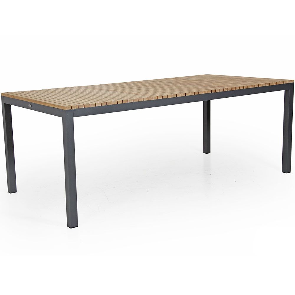 Brafab, Zalongo Spisebord 100x200 cm Natur/Grå