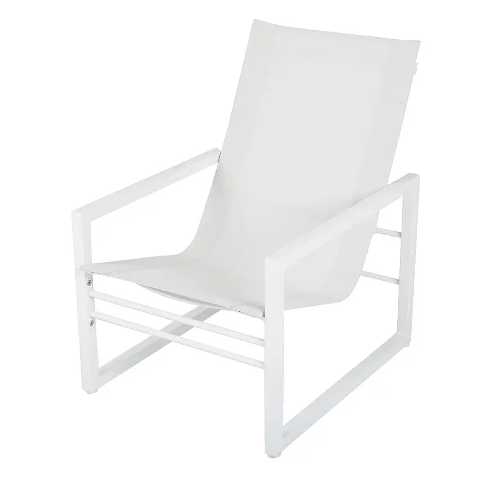 Vevi Børnelænestol Hvid/Hvid Brafab