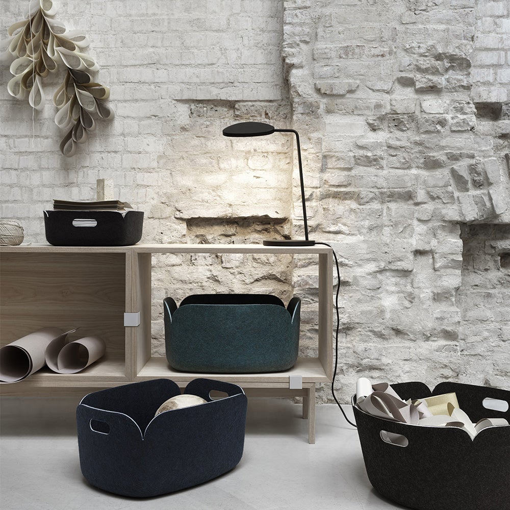  Restore Basket Opbevaringskasse 48 x 35 cm - Midnatsblå