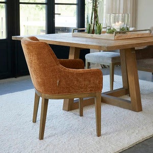 Whistler stol med armlæn Maroon Brown