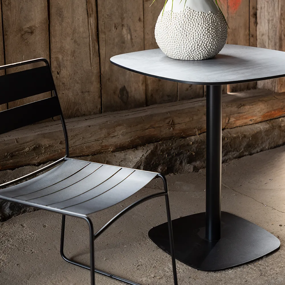 Milano Cafébord Ø70 cm sort 