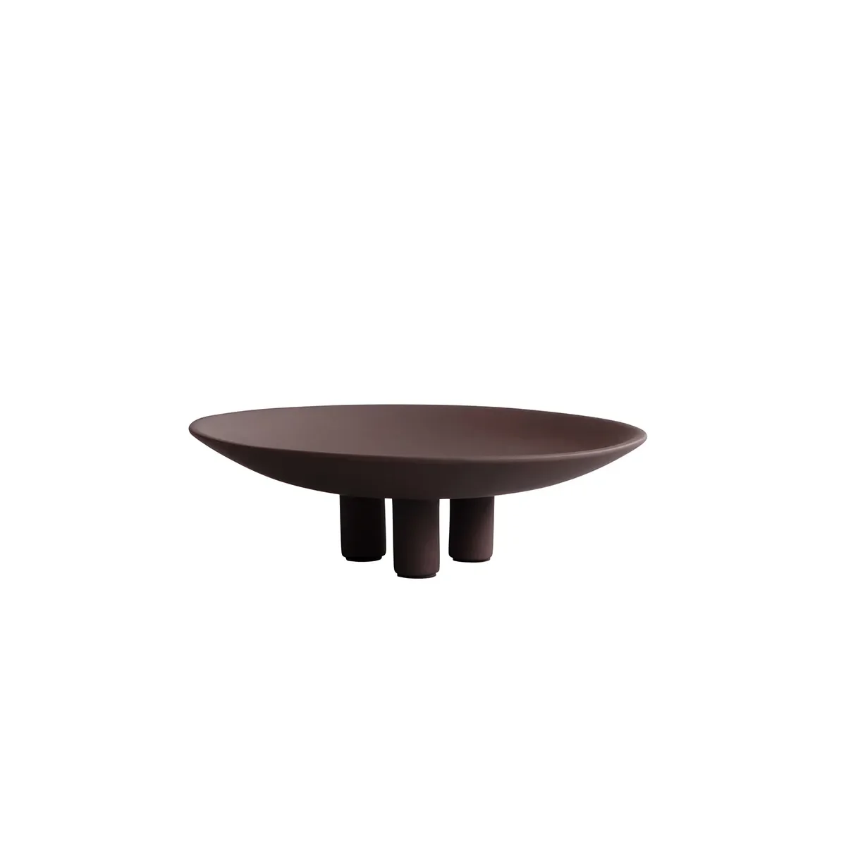 101 Copenhagen, Håndmalet dekorationsfad Duck Mini Chocolate Brown Ø 30 cm