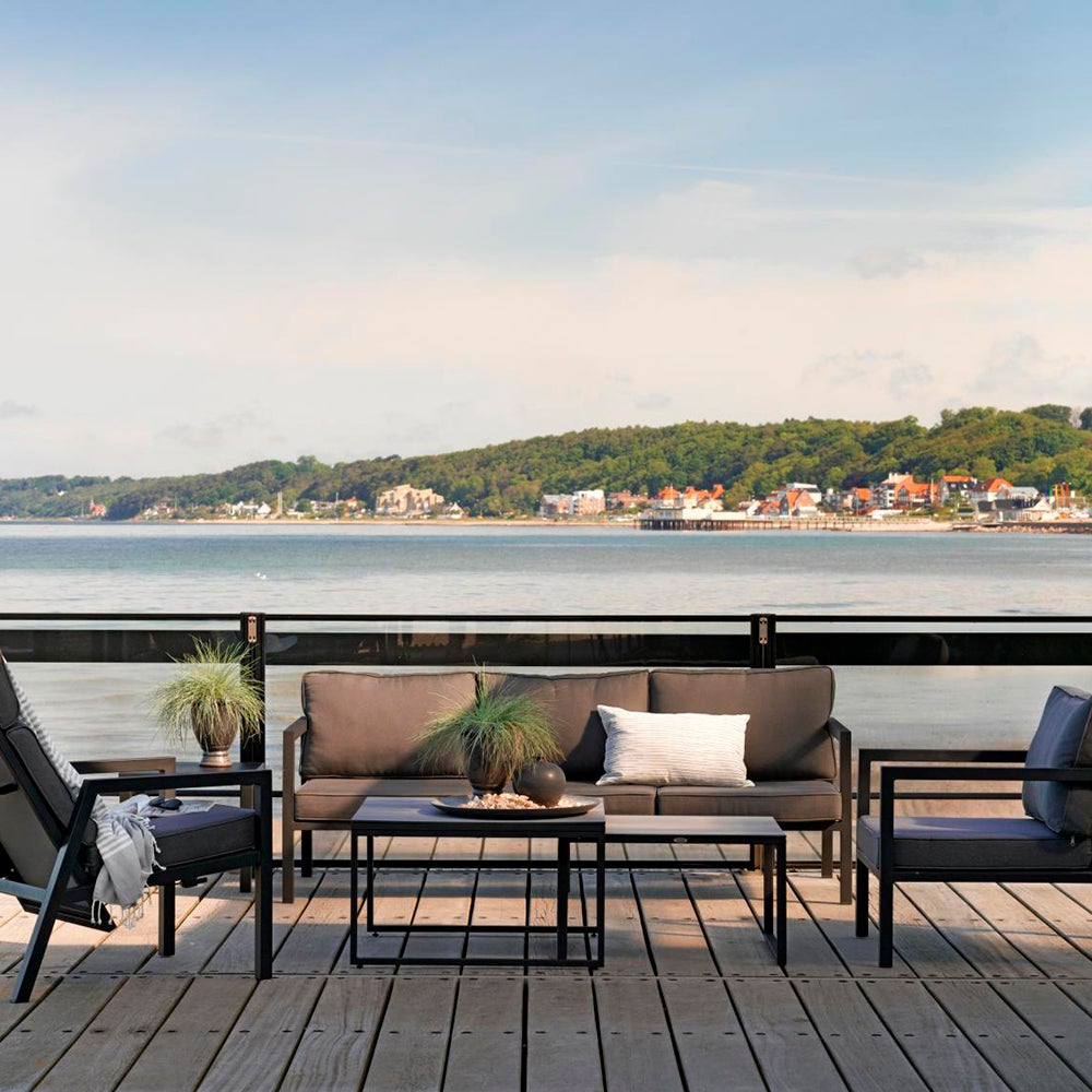 Belfort Sofa Sort/Grå Brafab