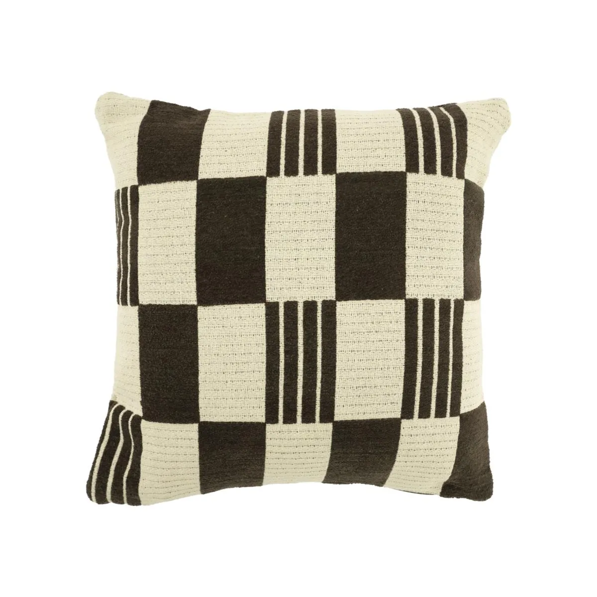 By-Boo, Pillow Twist 45x45 cm - brown 45x45 cm