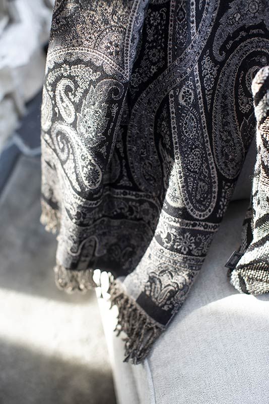 Eroz Plaid Paisley Mørkegrå