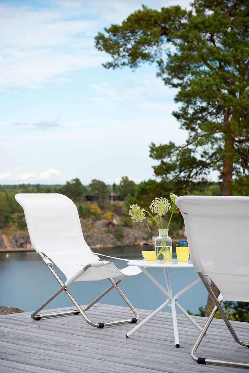 Fiesta hvilestol grå aluminium